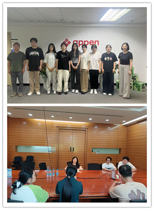 信息管理学院深入企业调研并探望工学交替学生